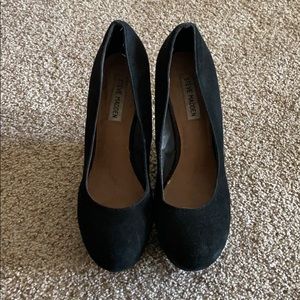 Black Steve Madden Wedges